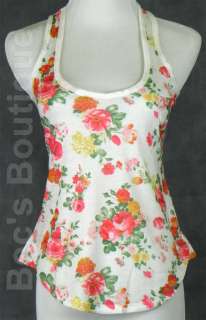 Womens Vest Tops Ladies Floral Summer Sleeveless Cotton  