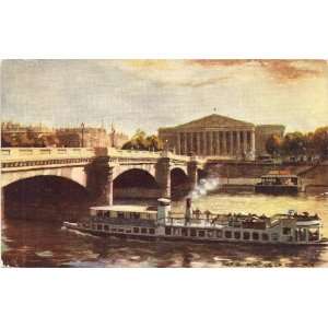   Vintage Postcard Pont de la Concorde   Paris France 