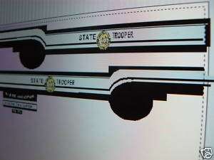 North Carolina State Trooper Charger Decals 118 Custom  