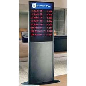   Light Box Programmable Red LED Sign Display 27 x 73