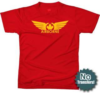 Canadian Airborne military army forces cool new T shirt  