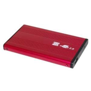   Red USB External Hard Drive 7200RPM