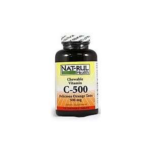  Nat Rul Vitamin C Chewable Tablets 500mg 100 Health 