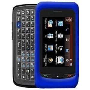  Skin Jelly Case for LG Xenon GR500   Blue Cell Phones & Accessories