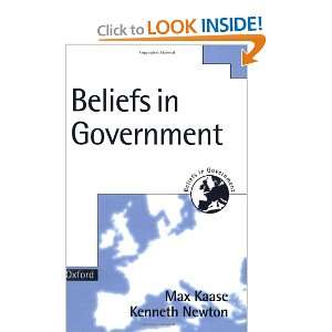   in Government (9780198294726) Max Kaase, Kenneth Newton Books