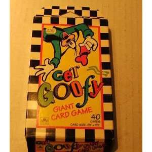  Vintage Disney Get Goofy Giant Card Game Toys & Games