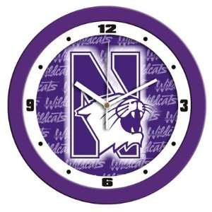 Northwestern Wildcats Suntime Dimension NCAA Wall Clock  