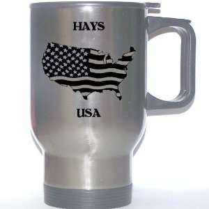  US Flag   Hays, Kansas (KS) Stainless Steel Mug 