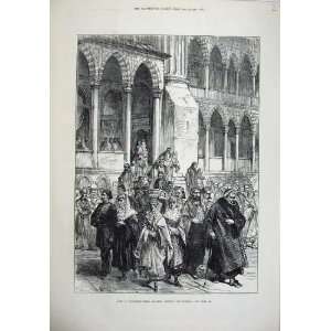  1879 Constantinople Moslems Mosque People Church Print 