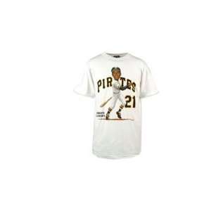   Clemente Caricature Pittsburgh Pirates T Shirt: Sports & Outdoors