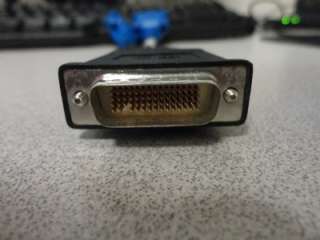 Dell R0914 Y Split DMS59 to Dual 15 pin VGA female cable  