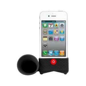   Sound Amplifier Stand Black For Apple iPhone 4 4S: Cell Phones