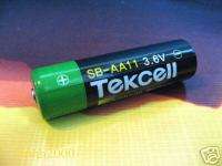 Tekcell SB AA11, 3.6 Volt Size AA Lithium Battery, NEW!  