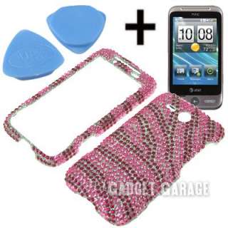   Cover w/ Full Rhinestones w/ Cover Removal Pry Tool For HTC Freestyle
