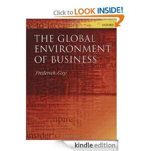 The Global Environment of Business Frederick Guy  Kindle 