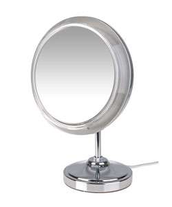 Rialto 7x Magnifying Lighted Cosmetic Vanity Mirror  Overstock