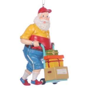 Delivery Man Santa Christmas Ornament: Sports & Outdoors