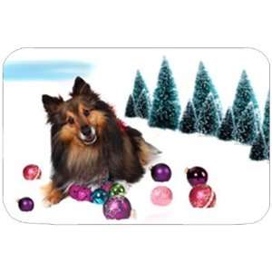   Christmas Ornaments & Trees Holiday Cutting Board: Kitchen & Dining