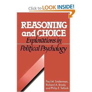  Reasoning and Choice Explorations in Political Psychology 