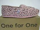 Toms Classic Pink Leopard Slip On BNIB sz 5 10 $70