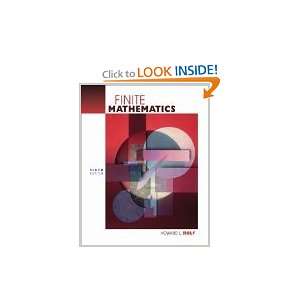  IE Finite Math W/Dvc 6e (9780534465407) ROLF Books