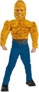 Thing Fantastic 4 Super Hero DLX Muscle Child Costume  