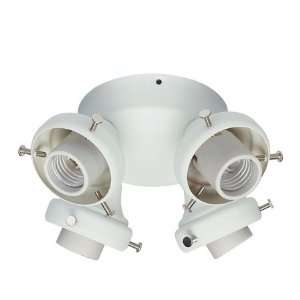 Hunter Fans 28659 4 Light Adapter With Integrated Switch Housing Fan 