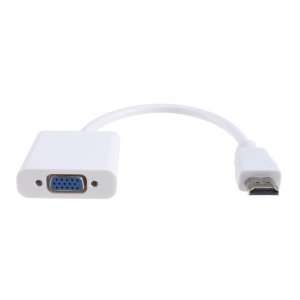  HDMI Male to VGA Female Video Cable Cord Converter Adapter 