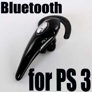Black Bluetooth Wireless Headset Earphone Mic for Sony playstation PS3 