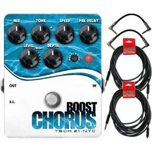   CHR Analog Chorus Emulator Pedal w/4 Free Cables Musical Instruments