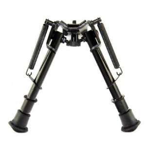 MILITARY RIFLE BENCH REST SPRING FOLDING BIPOD  