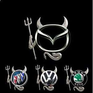  New 3D Devil Style Demon Sticker Car Emblem Logo Paper 