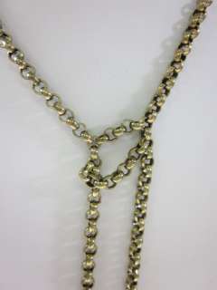 NEW NUGAARD DESIGNS Brass Small Knotted Chain Necklace  