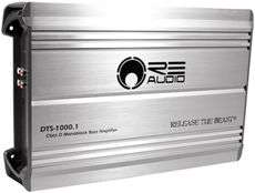 RE Audio DTS 1000.1 800 Watt RMS DTS Series Mono Car Amplifier Amp 
