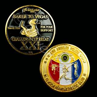 Baker to Vegas Challenge Cup Relay LAPD ★Challenge Coin  