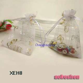 Butterfly Organza Wedding Gift Bags 7x9cm XE Optional  