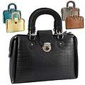 Dasein Faux Leather Croco Embossed Satchel Today 