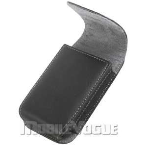   Leather Pouch Case For Apple iPhone 4/4S AT&T Verizon Black  