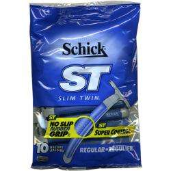 Schick ST Slim Twin 10 pack Super Control Regular Razors (2 Packs 