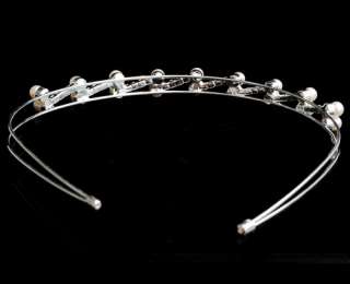 Bridal Prom Crown Veil Tiara Headband Rhinestone Crystal Clear 8styles 