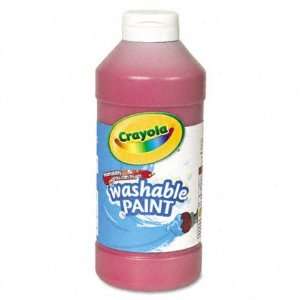  Washable Paint   Red, 16 Ounces(sold in packs of 3 