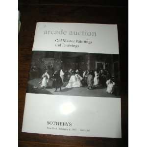 SOTHEBYS ARCADE AUCTION OLD MASTER PAINTINGS AND DRAWINGS NEW YORK 