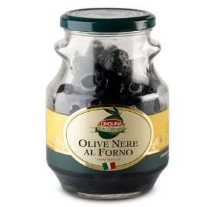 Cinquina Oven Baked Black Olives Grocery & Gourmet Food