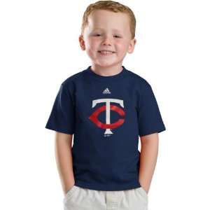  Minnesota Twins Navy Adidas Team Logo Kids 4 7 T Shirt 