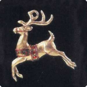 Dazzling Reindeer 1994 Miniature Hallmark Ornament QXM4026  