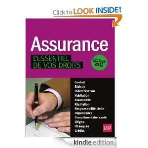 Assurance, lessentiel de vos droits   2012 (French Edition 