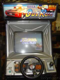 Sega Outrun Out Run Arcade Machine Coin Op Cabinet Works Good Racing 