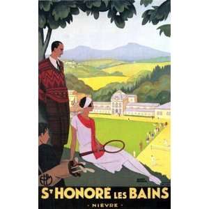Roger Broders   St. Honore les Baines 1928 Serigraph 