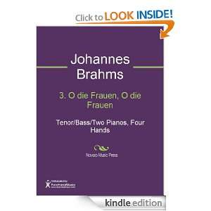   die Frauen Sheet Music Johannes Brahms  Kindle Store