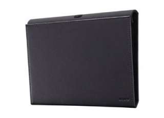 New Sony SGPCV1 B Black Leather Carrying Cover & Stand for Tablet S 